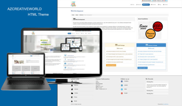 Bootstrap base HTML theme free