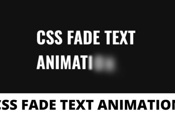 Come rendere il testo Fade in CSS