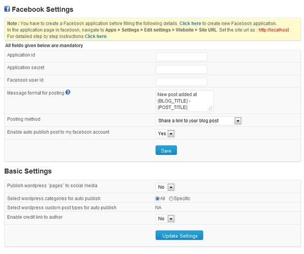 Facebook Auto Publish plugin free