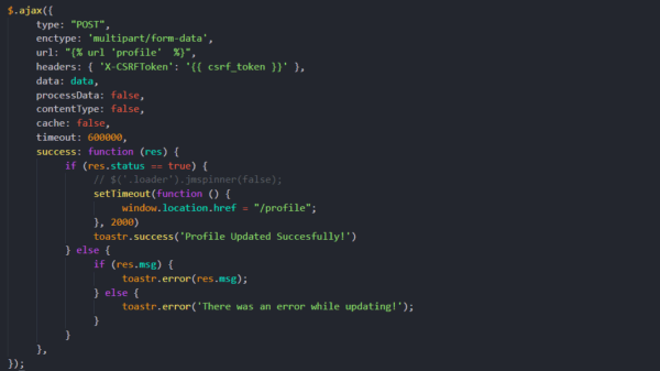 jQuery post() Method