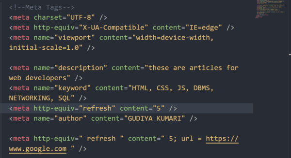 Viewport meta tag