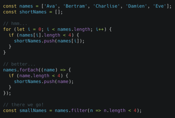 Come interagire sugli array in JavaScript: il metodo forEach