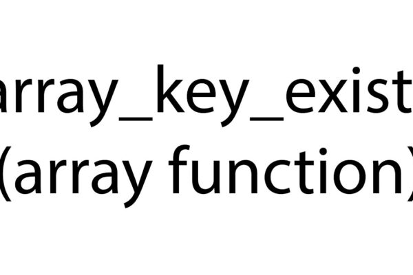 PHP array_key_exists() Function