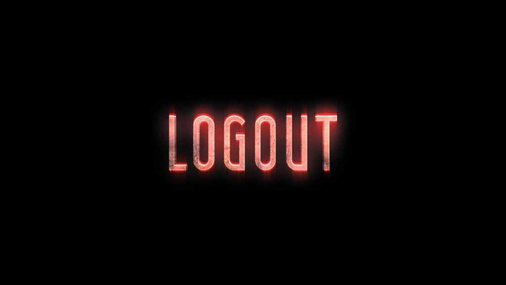 Logout pronto al l’uso