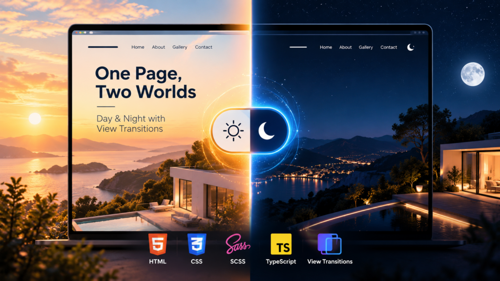 One Page, Two Worlds: effetto giorno e notte con CSS e View Transitions