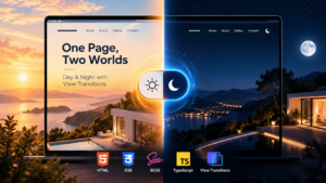 One Page, Two Worlds: effetto giorno e notte con CSS e View Transitions